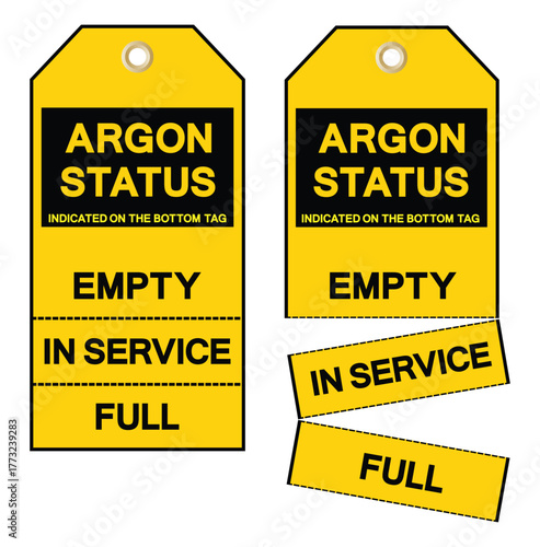 Argon Status Symbol Sign ,Vector Illustration, Isolate On White Background Label.EPS10