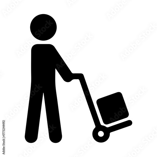 Delivery Person Icon