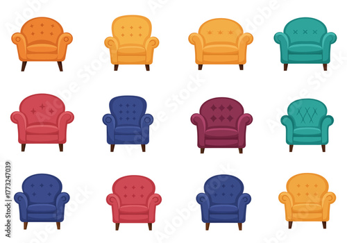 Colorful Armchair Collection Comfortable Seating Options for Your Home