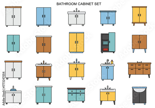 Diverse Collection of Bathroom Cabinet Designs Styles & Storage Solutions