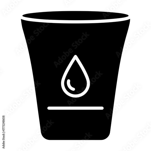 Dia de muertos icons vector illustration of a black glass with a white water drop symbol and a line below it design
