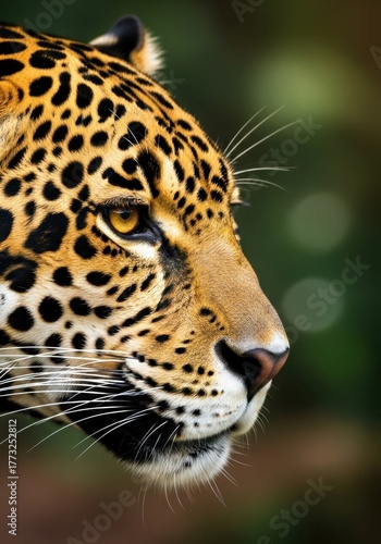 Majestic Jaguar Profile Close-up