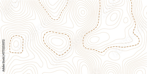 Abstract design with Seamless pattern with lines Topographic map. geographic mountain relief. Retro topographic map. geographic contour map paper texture.