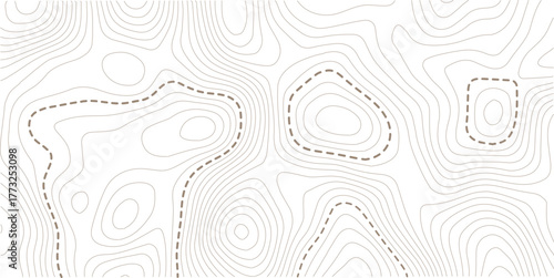 Abstract design with Seamless pattern with lines Topographic map. geographic mountain relief. Retro topographic map. geographic contour map paper texture.