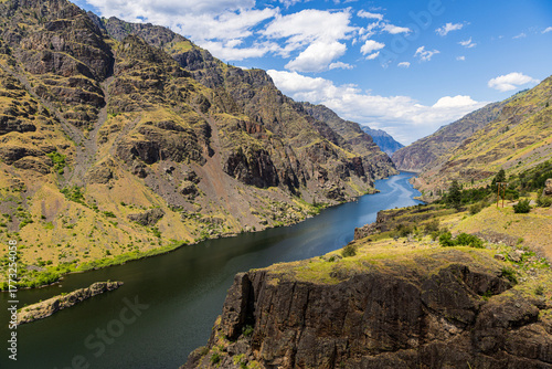 View at Snake river in Hells Canyon