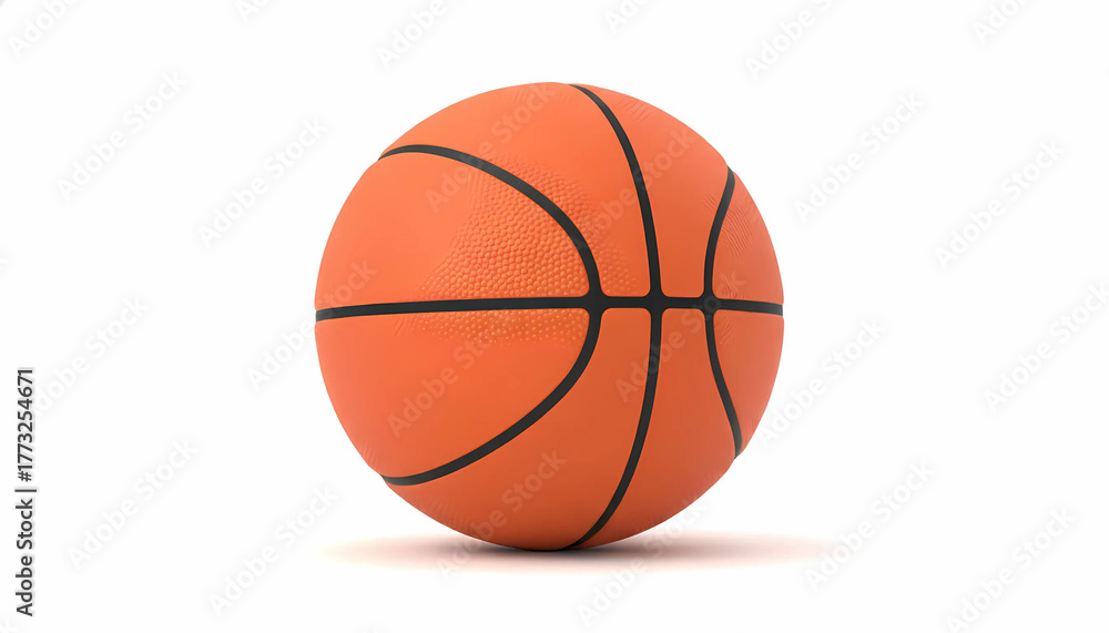 Fototapeta premium basketball isolated on white background