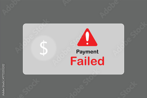 payment failed notification.