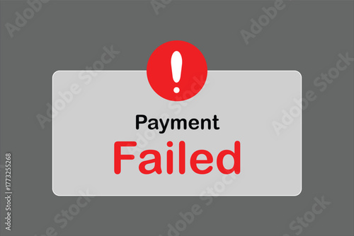 payment failed notification.