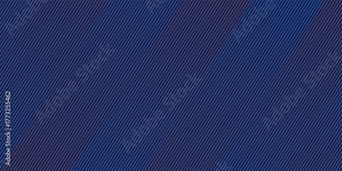 Background design with diagonal dark blue stripes pattern. vector technology background for digital lux business banner glowing glitter
