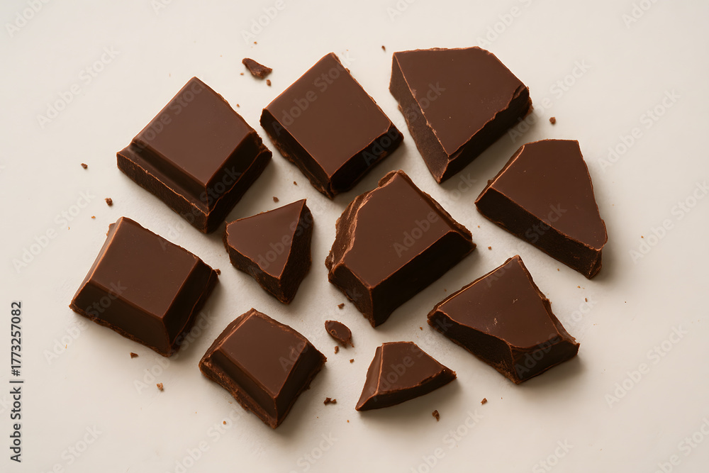 Fototapeta premium dark chocolate bar