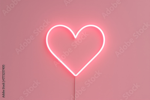 pink heart on a pink background