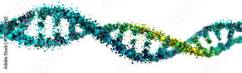 DNA molecule spiral. 3d illustration strand, spiral, molecular, reproduction, genetic, gene, deoxyribonucleic acid