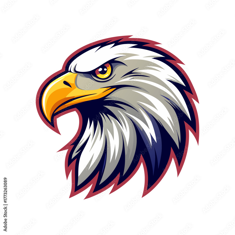Obraz premium american bald eagle head