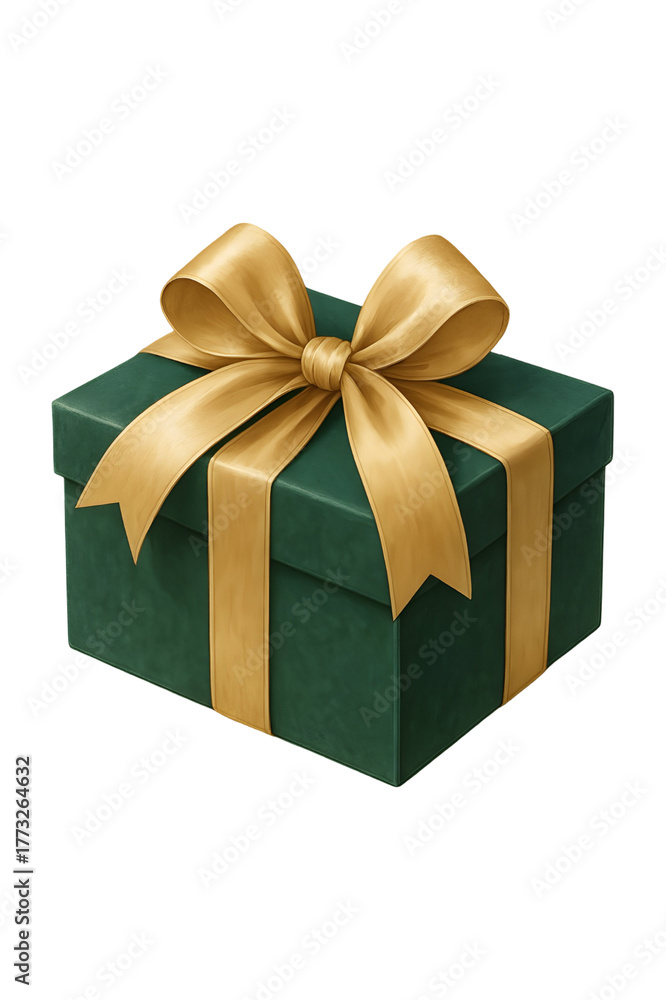 Obraz premium gift box isolated on white