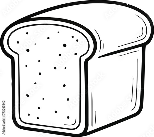 Freshly baked bread vector set. Fresh loaf of bread, bakery icon, logo for bread shop