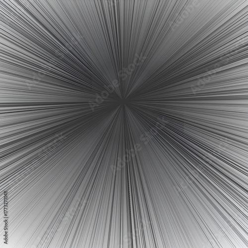 The brushed silver metal texture abstract background pattern design has light rays