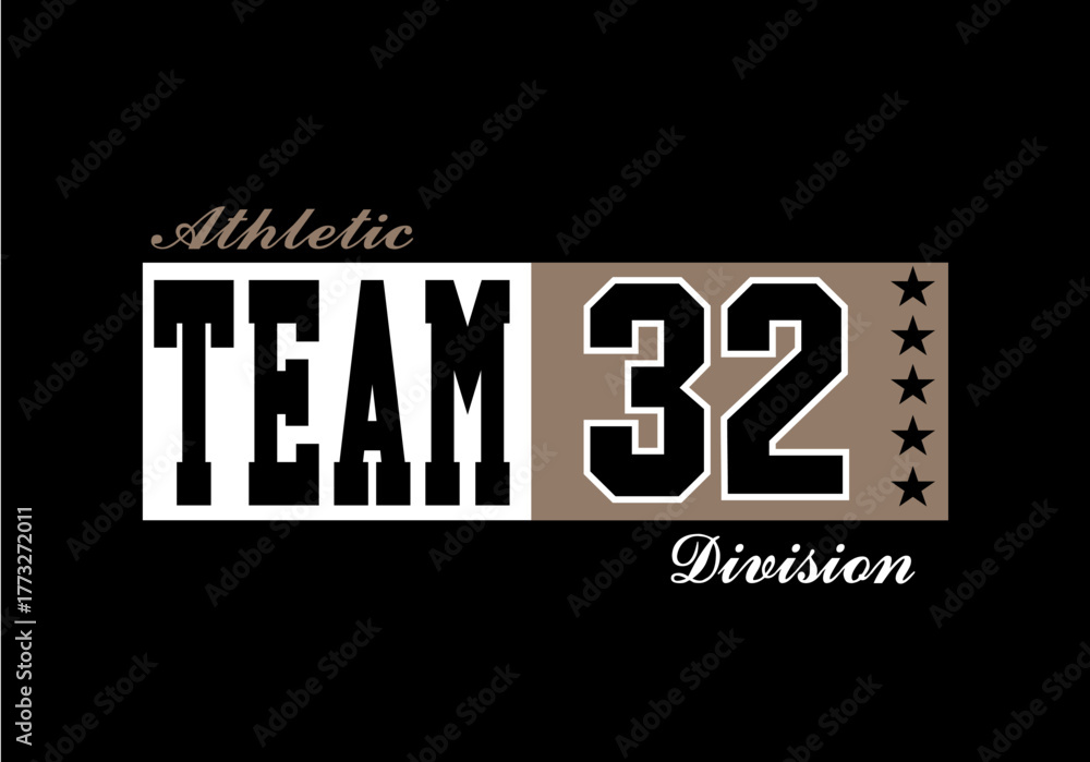 Obraz premium team 32 athletic.eps