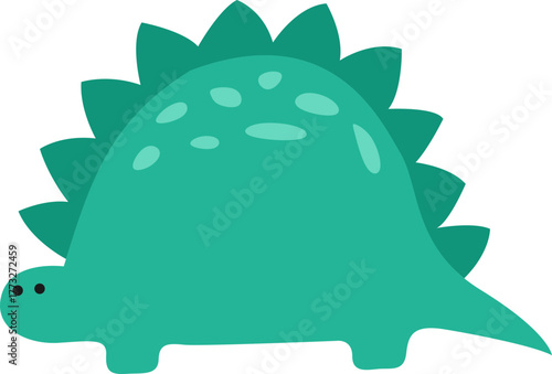 Colorful Cartoon Dinosaur Element