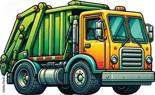 Kind of garbage truck