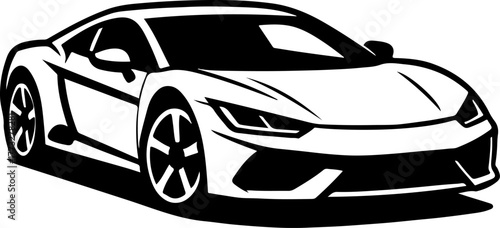 Futuristic Sports Coupe With Sharp Headlights And Sculpted Panels For Street Performance