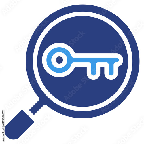 Keyword Research  Icon Element For Design
