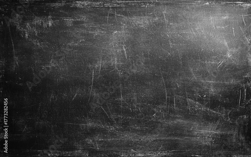 Rubbed out chalk on blackboard, close up. 