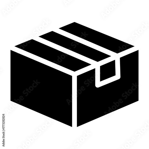 Box Vector Solid Icon, Package Icons Collection, Boxes silhouette.