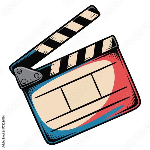 Action board doodle illustration vector design perfect for creativity, teaching, planning, project management or idea generation themed creative artwork