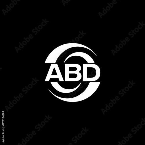 ABD logo. A B D design. White ABD letter. ABD, A B D letter logo design.