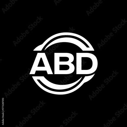 ABD logo. A B D design. White ABD letter. ABD, A B D letter logo design.