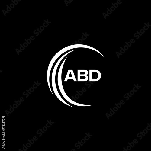ABD logo. A B D design. White ABD letter. ABD, A B D letter logo design.
