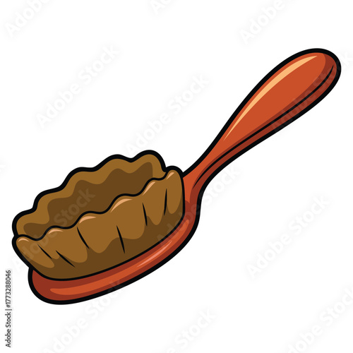 Comb illustration on white background vector design ideal for beauty salon barbershop hygiene hair styling or personal care accessory artwork themes