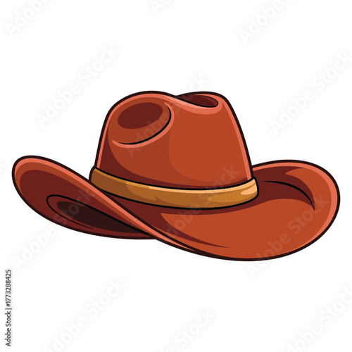 Fashion hat on white background illustration perfect for apparel accessory style clothing design wardrobe concept or creative fashion themed artwork