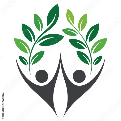 Family tree symbol icon logo design template vector illustration ideal for genealogy connection community or nature themed creative artwork concept