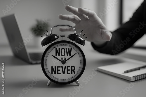 Time's Imperative: Now or Never - seizing the moment for action.