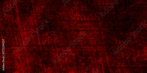 Abstract dark red grunge background with scratches and cracks wall. empty concrete dark wall background texture. red stucco wall background texture. red and black marble stone texture.