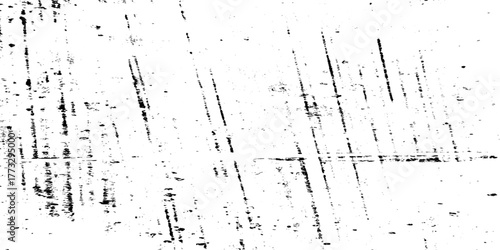 Crack and scratched grunge dust wall urban background texture vector. crack cement wall texture. black textured grainy cracked ground lines isolated on white. distressed overlay grainy texture.