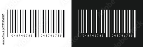 QR Code with text scan me icon and barcode icon collections. Dummy Barcodes and QR code label Collection. digital bar code and retail pricing bars QR code icon in eps 10.