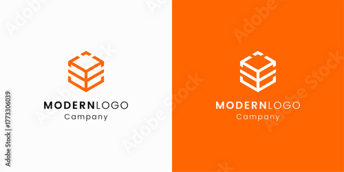 Modern Abstract Colorful Logo Design Concept for Branding