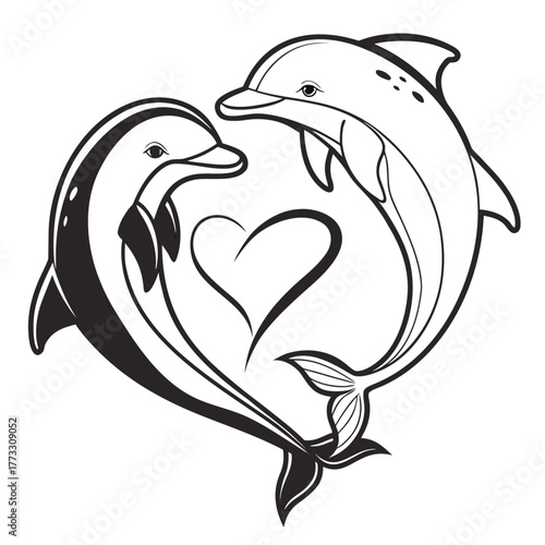 Dolphins in love