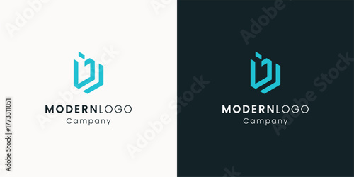 Modern Abstract Colorful Logo Design Concept for Branding