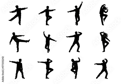 Dynamic Silhouettes A Collection of Energetic Human Forms in Motion