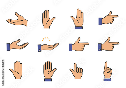 Diverse Hand Gestures Collection for Versatile Design Use