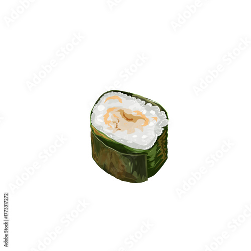 traditional sticky rice lemper wrapped in banana leaves