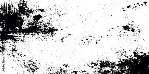 Black and White Halftone Grain and Dust Textures cracked stone pattern, and vintage artistic weathered design.