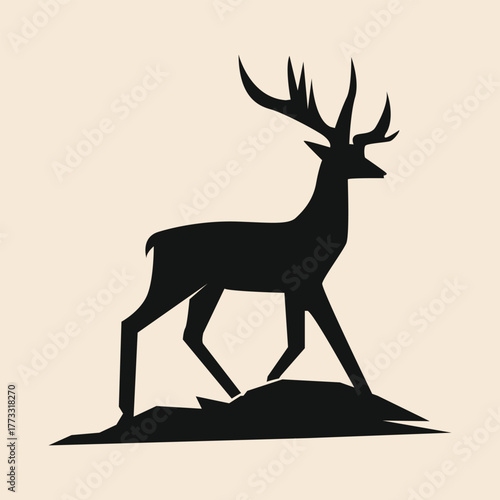 deer silhouette vector