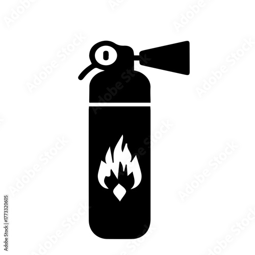 Fire Safety Extinguisher Device Icon