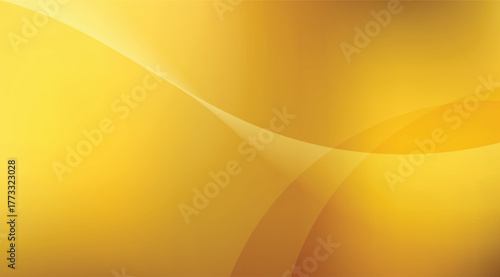 Golden gradient background features smooth, flowing curves and subtle light variations, creating a warm, inviting, and elegant visual effect suitable for diverse designs