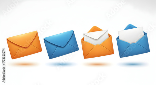 Wallpaper Mural Unlock communication success with vivid email icon designs capturing digital connection and professional correspondence in today world Torontodigital.ca