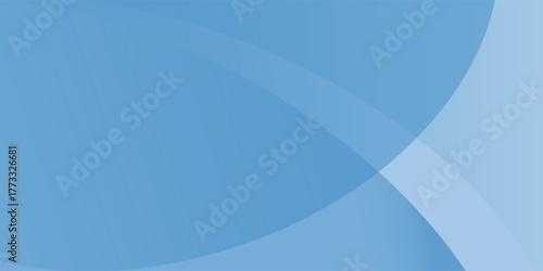 Modern smooth blue gradient background with soft curved wave shapes and light tones, abstract minimal vector design suitable for website, banner, presentation, poster, n business backdrop illustration